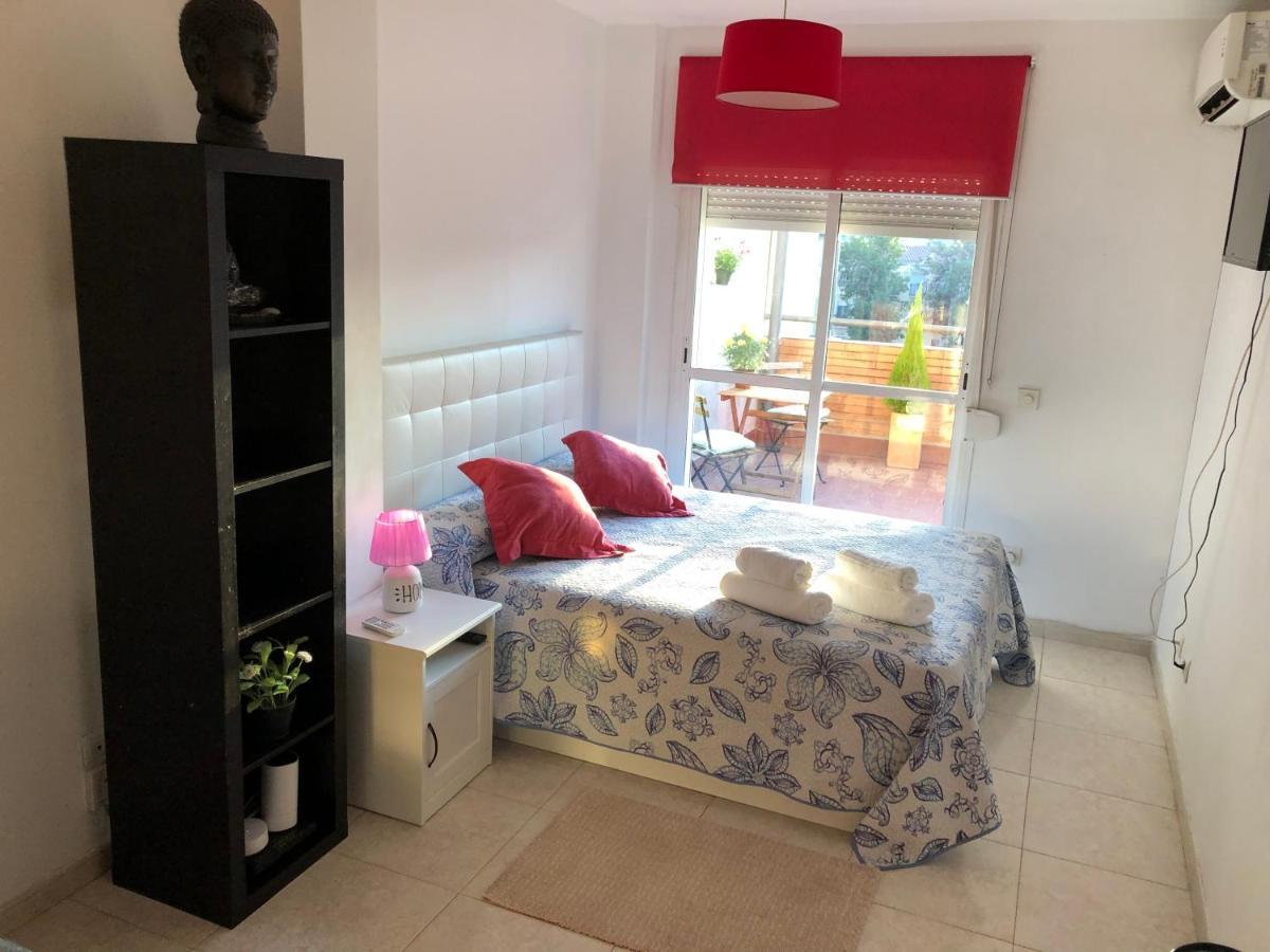 Habitacion Terraza Centro Malaga Bagian luar foto